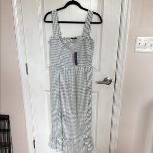 Checkered Sleeveless Dress